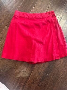 Chadwick’s Medium Red Cotton Skort